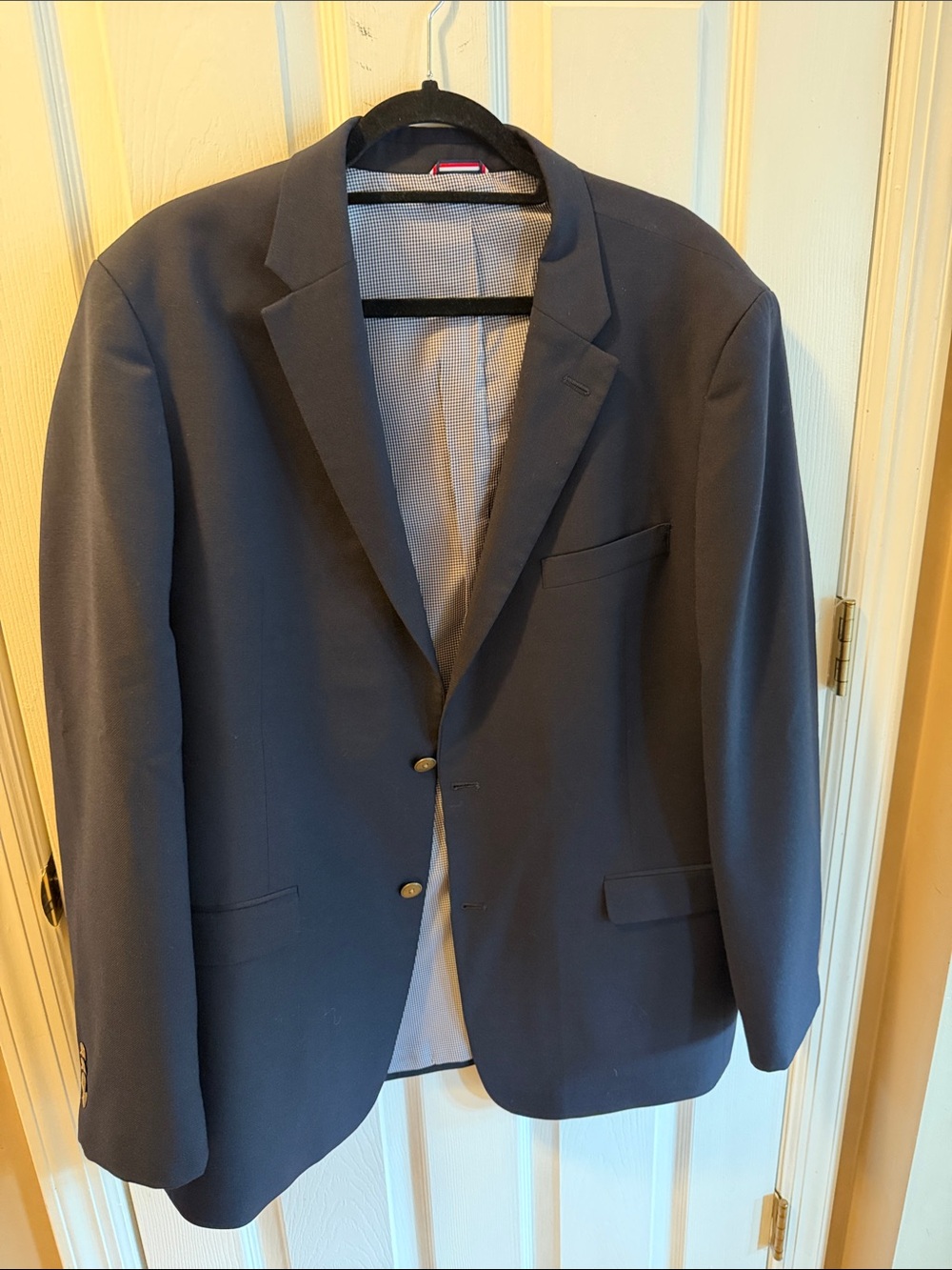 Tommy Hilfiger Navy Blue Two-Button Sport Coat
